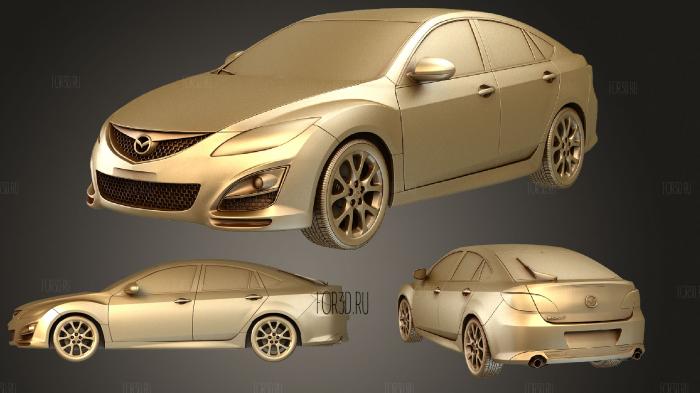 Mazda 6 Sedan 2011 3d stl модель для ЧПУ
